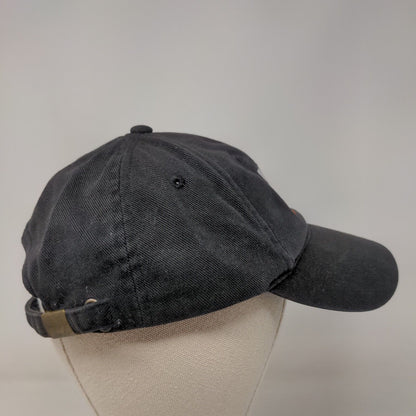 YRC Freight Slideback Hat Black One Size Adjustable Embroidered 6 Panel Anvil