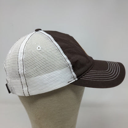 District Women's Strapback Mesh Back Hat Brown White My Sugar Pie Embroidered