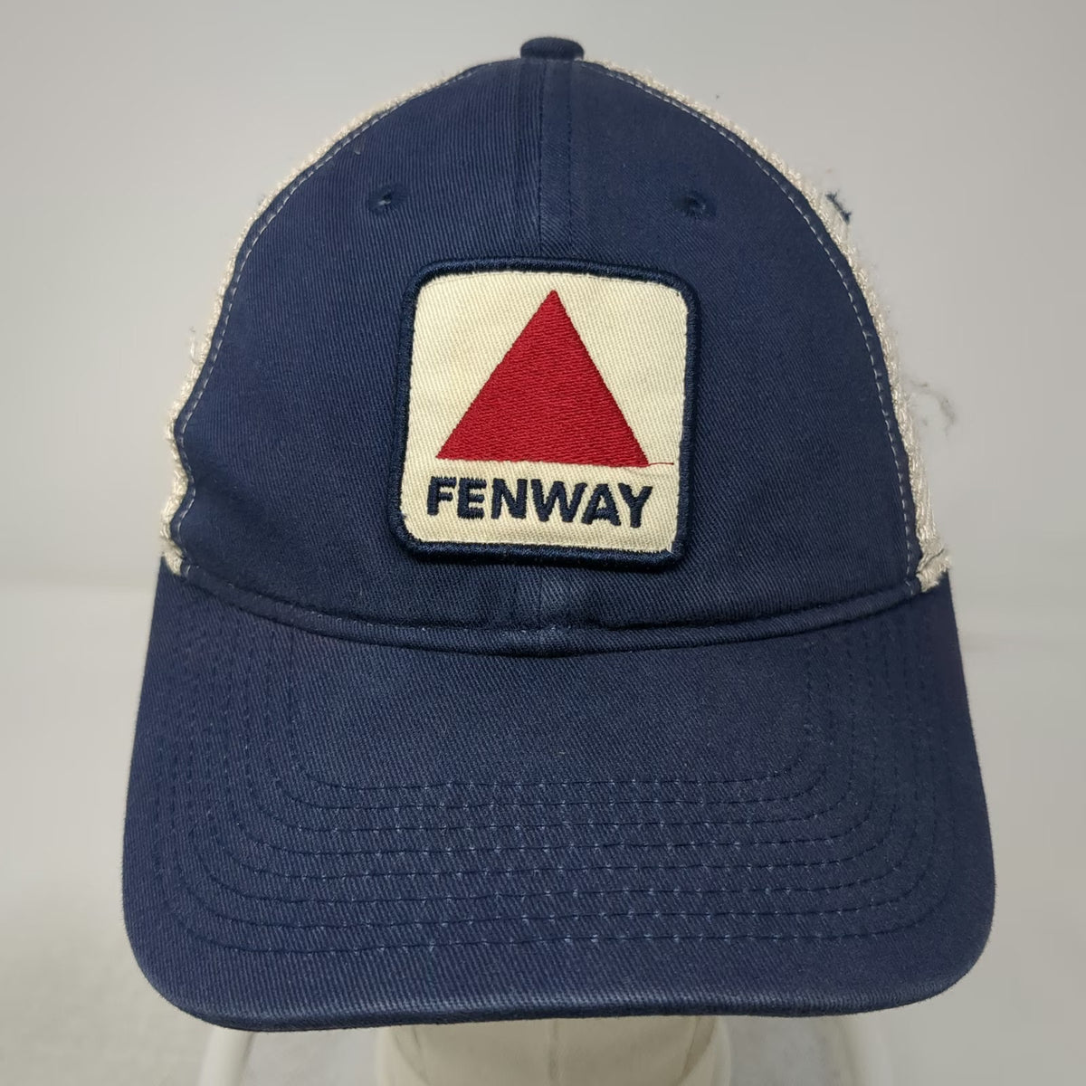 Chowdaheadz Trucker Hat Blue White Red One Size Snapback Mesh Fenway Patch