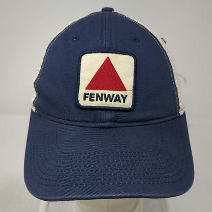 Chowdaheadz Trucker Hat Blue White Red One Size Snapback Mesh Fenway Patch