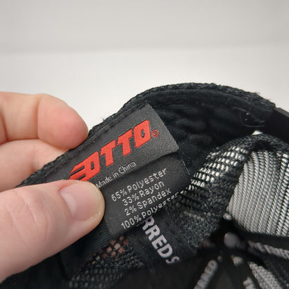 HK Contractors, Inc Snapback Trucker Hat Gray One Size Mesh Back