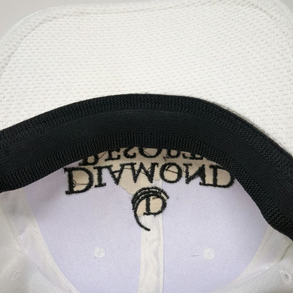 Baseball Cap White One Size Diamond Resorts International Strapback Hat Mesh