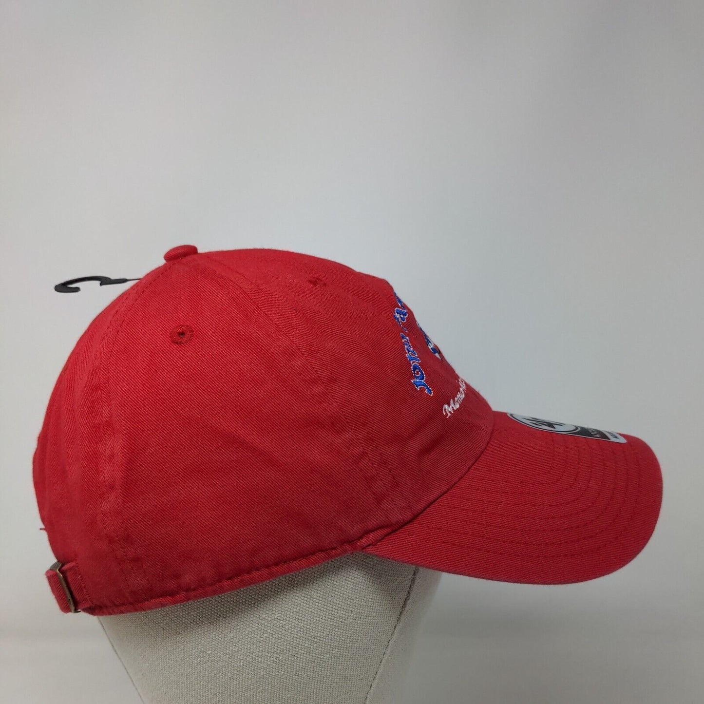 John Patrick Sands Jr. Memorial Golf Outing Slideback Hat Red OSFA Embroidered