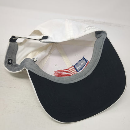 Adidas Baseball Cap White Blue Red One Size Desert Willow Golf Resort Flag Hat