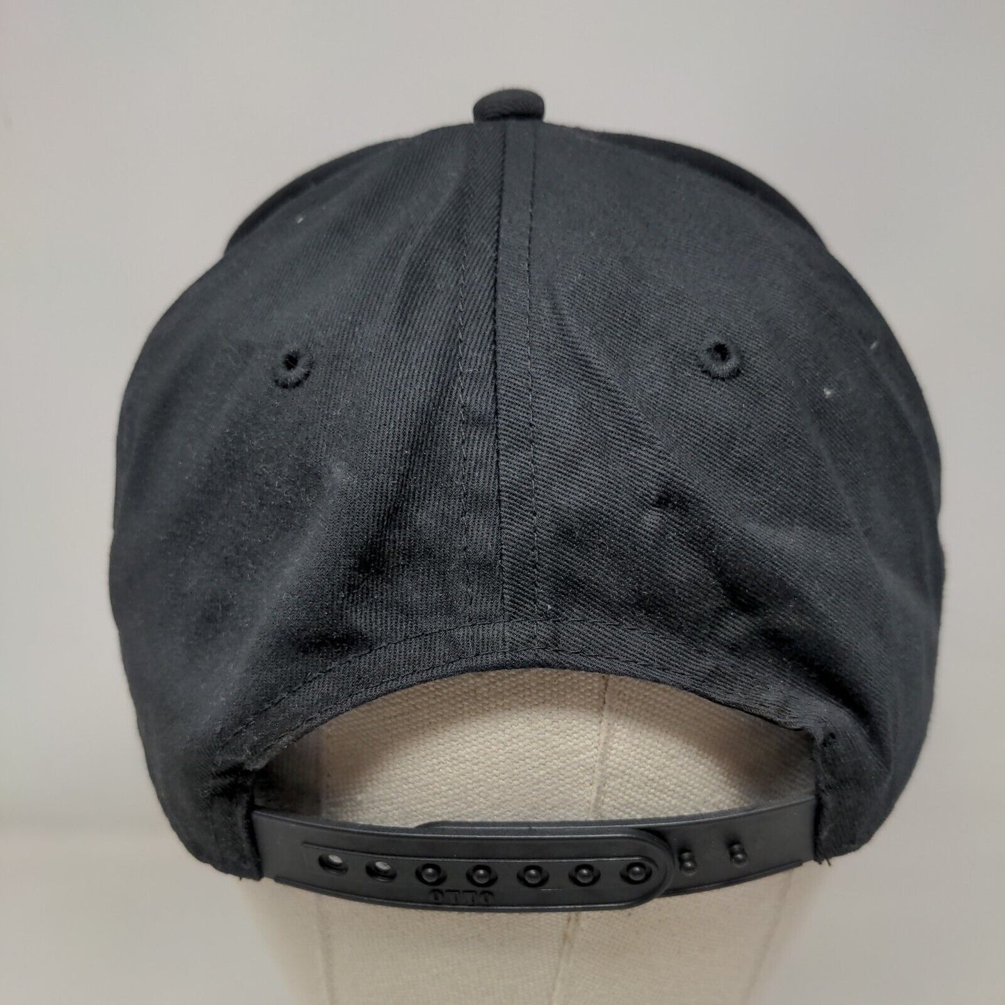 CG Lightning Snapback Hat Black OSFM Adjustable Vent Holes Otto