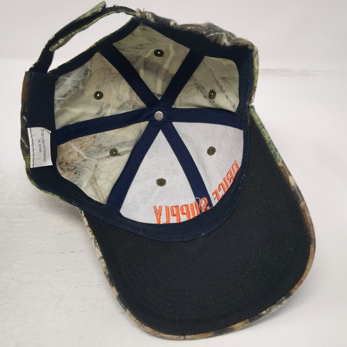Baseball Cap Green Orange One Size Camo Price Supply Inc Lafayette Louisiana Hat