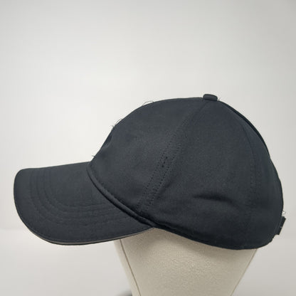 Unbranded Slideback Baseball Cap Black One Size Adjustable 6 Panel Blank
