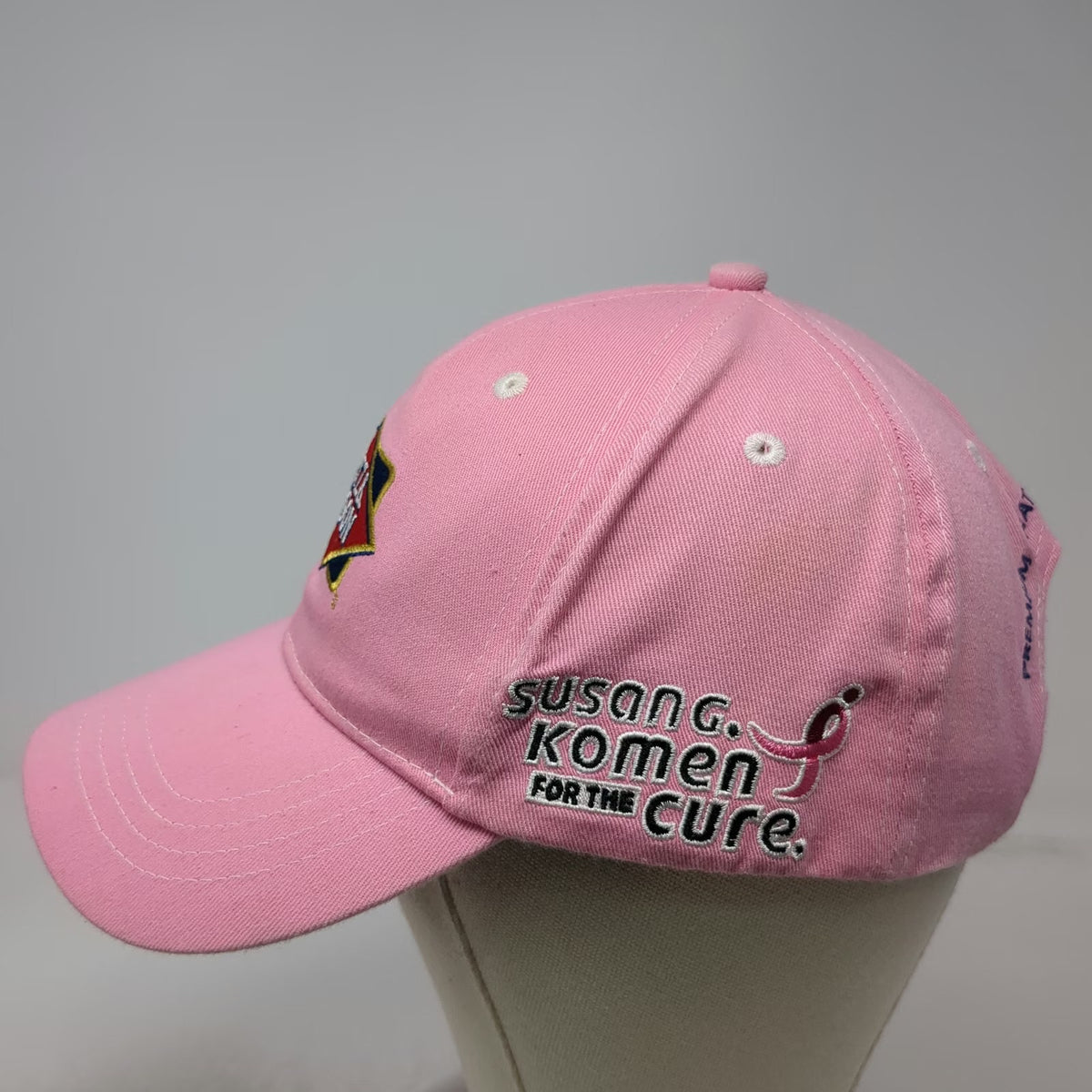 Dietz & Watson Baseball Cap Pink One Size Susan G Komen Artisan Cheeses Hat
