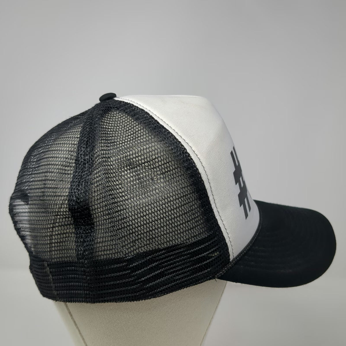 Cobra Trucker Hat Black One Size #FJB Foam Mesh Snapback Adjustable Logo Hat
