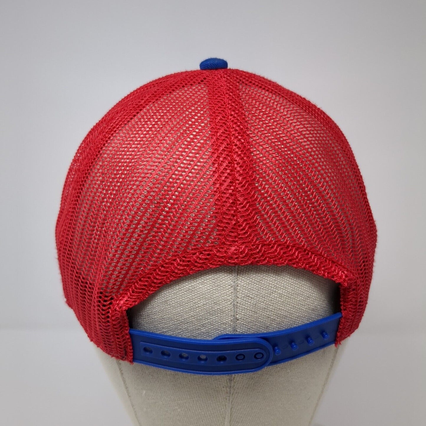 Captain America Snapback Trucker Hat Multicolor OS Adjustable Mesh Back Marvel