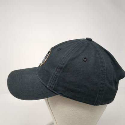 Richardson Slideback Baseball Cap Black Large Adjustable Embroidered 6 Panel