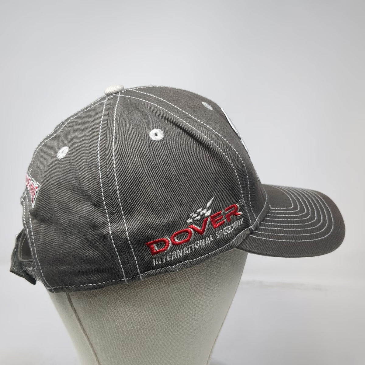 Fanatics Baseball Cap Gray One Size Strapback AAA 400 Drive for Autism Dover hat