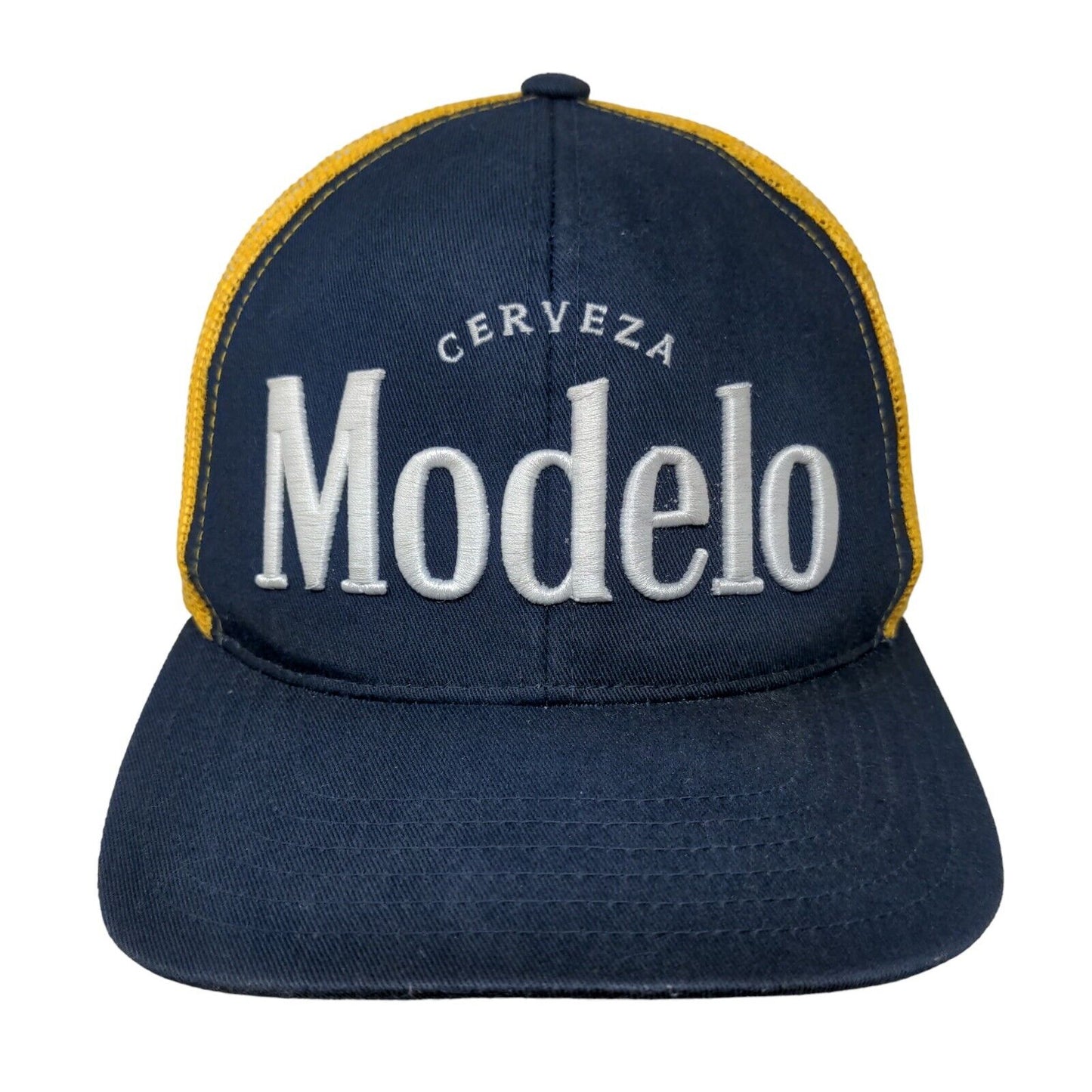 Cerveza Modelo Snapback Mesh Back Trucker Hat Multicolor One Size