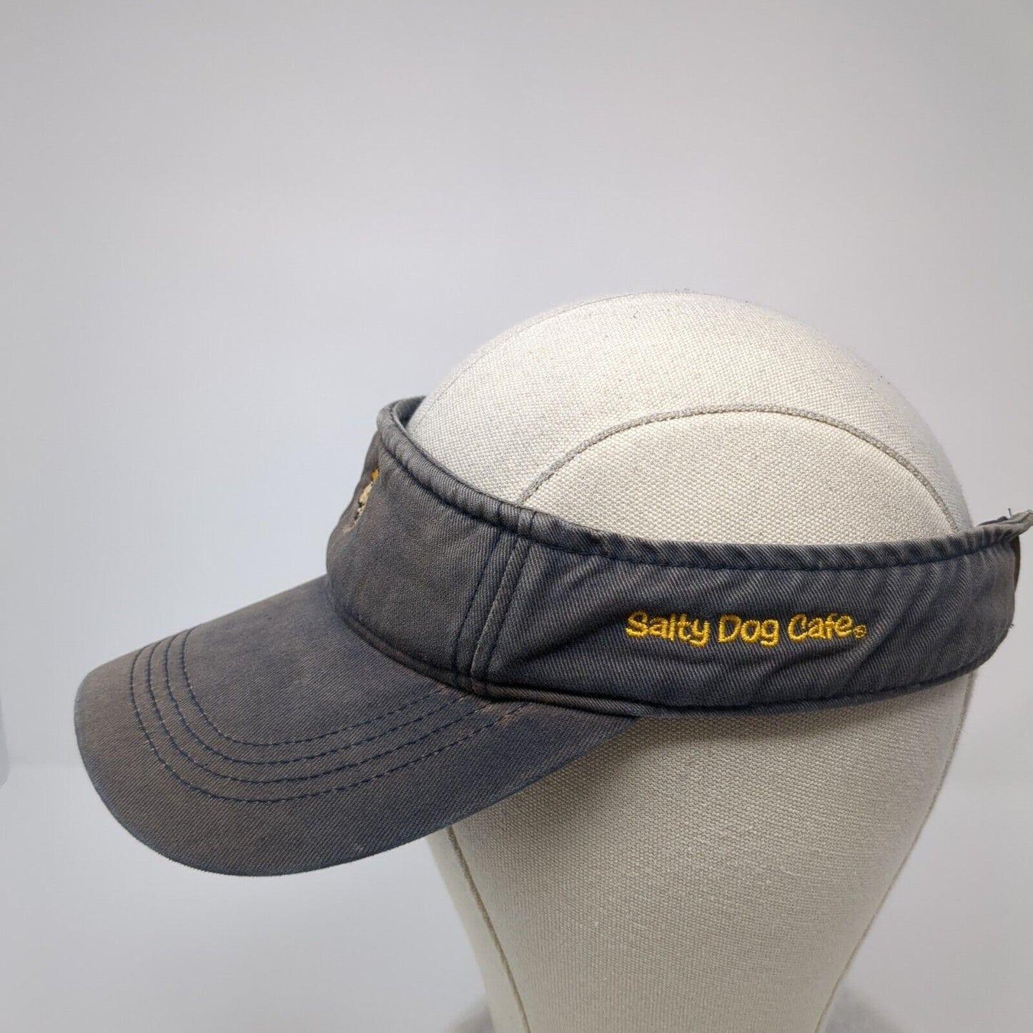 Salty Dog Cafe Strapback Sun Visor Hat Blue One Size Alternative Outdoor