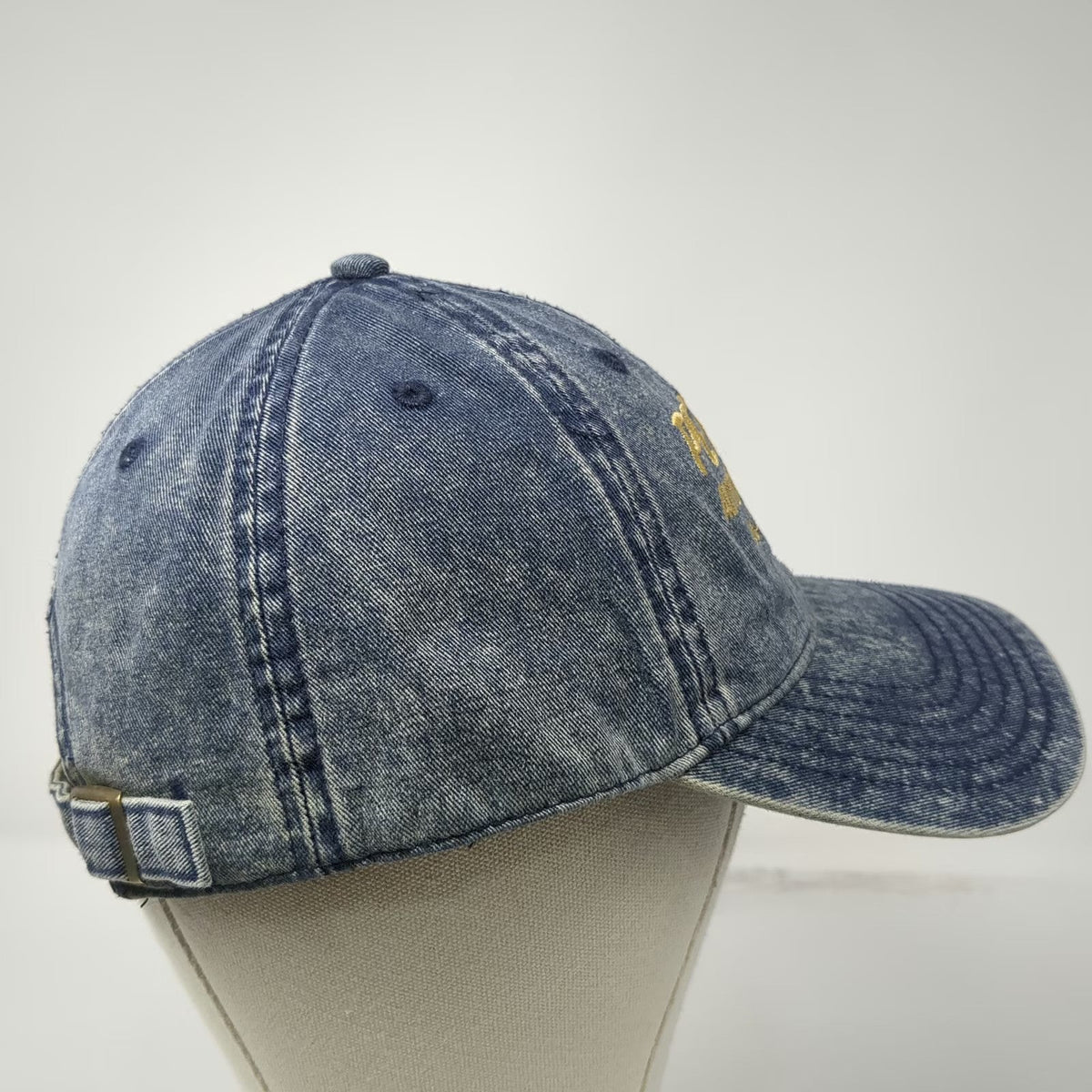 OTTO Baseball Cap Blue One Size Petersen Automotive Museum CA Acid Wash Hat