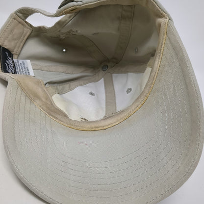 Titleist Baseball Cap Beige One Size Embroidered Logo Adjustable Slideback Hat