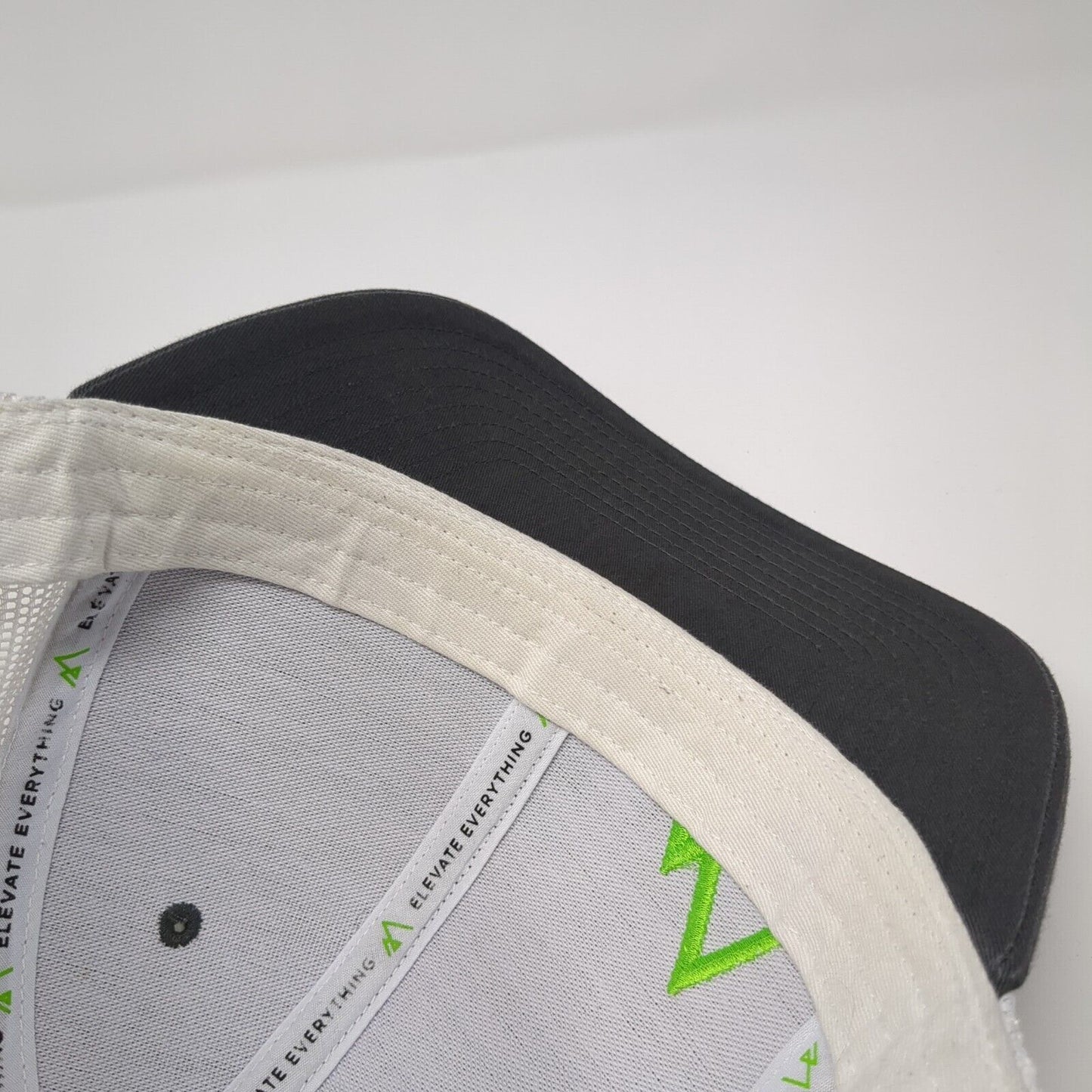 Empire Snapback Mesh Back Trucker Hat Gray One Size Colorblock Outdoor