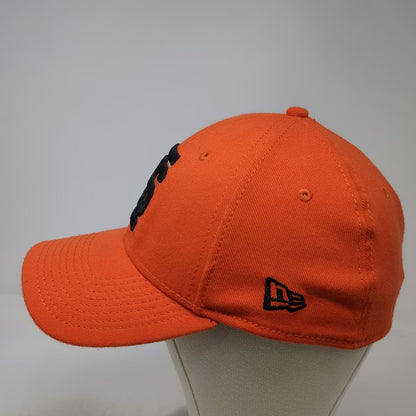 New Era Idaho State Bengals NCAA Cap Orange M 39THIRTY Stretch Fit Curved Hat