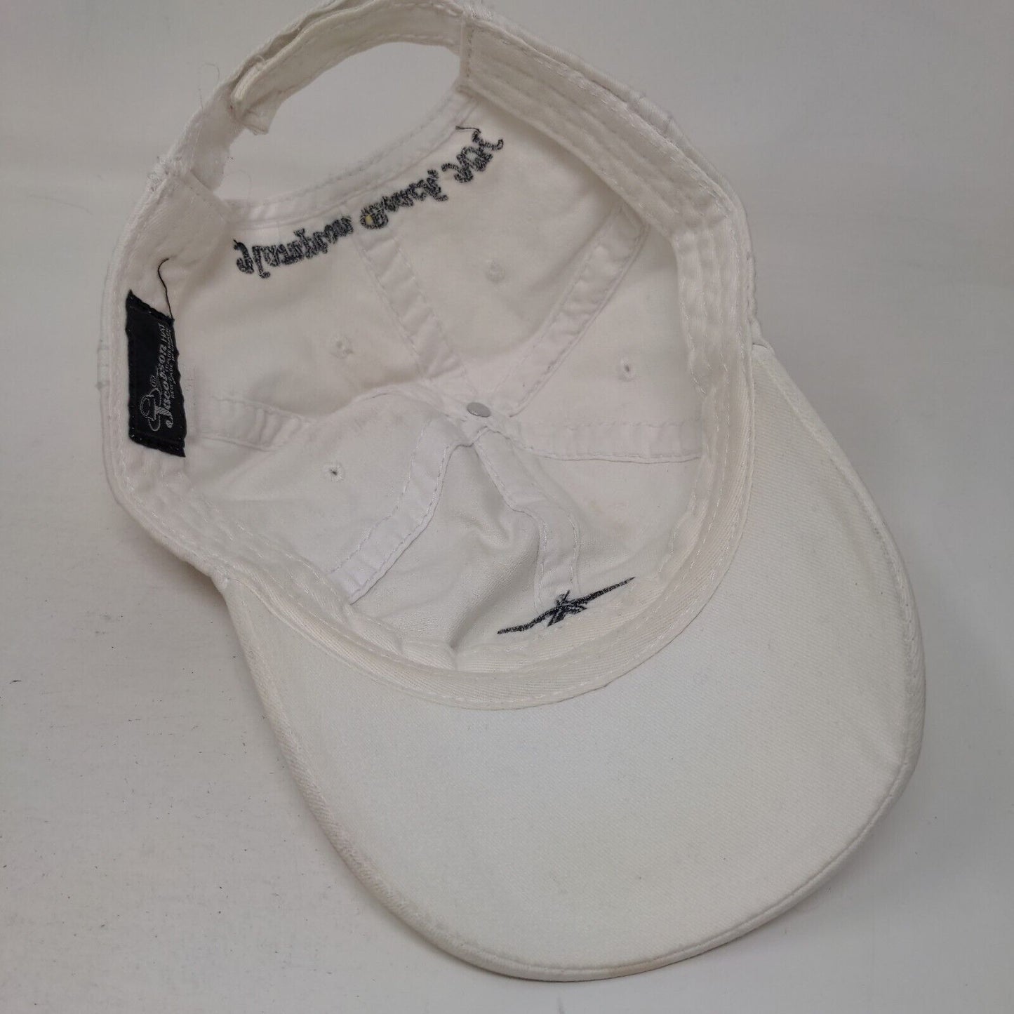 Starfish Hampton Beach NH Strapback Hat Cream One Size Adjustable Embroidered