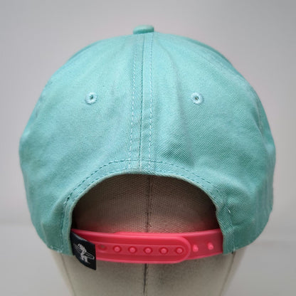 Everyday California 5 Panel Blue One Size Pink Bear Surfboard Snapback Hat