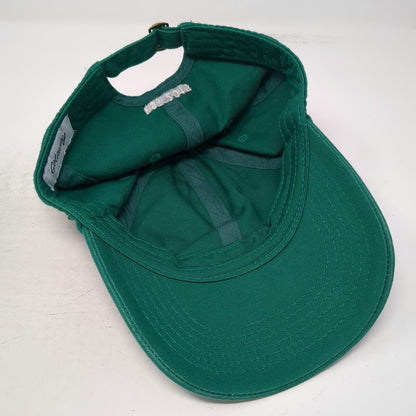 Getaway Baseball Cap Green One Size Slideback Hat EST 2015 Cotton Unstructured