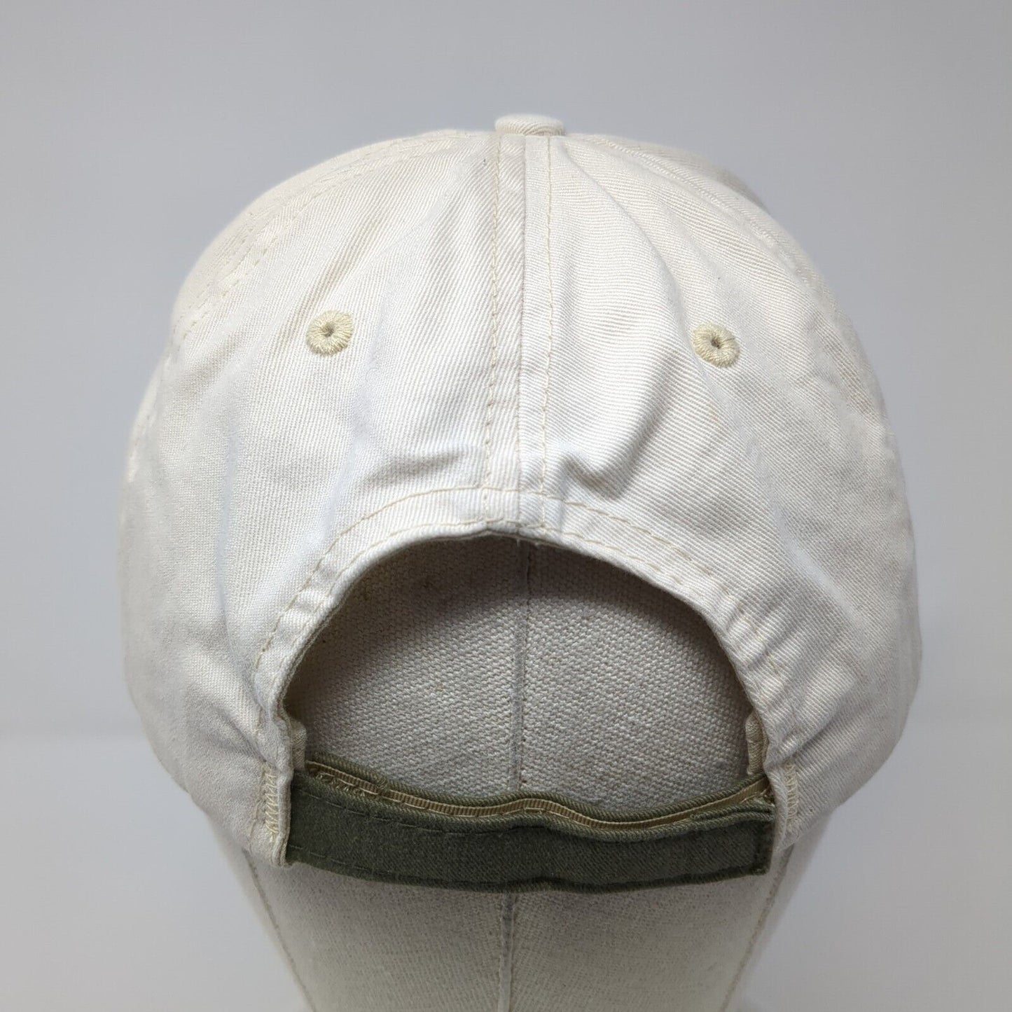 Vietnam Veteran Strapback Hat Brown One Size Colorblock Adjustable