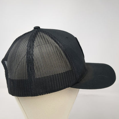 Columbia Trucker Hat Black One Size Mesh Back Patch Snapback Portland Oregon