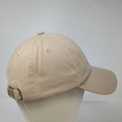 Disney Parks Baseball Cap Beige One Size Mickey Mouse Embroidered Cotton Hat
