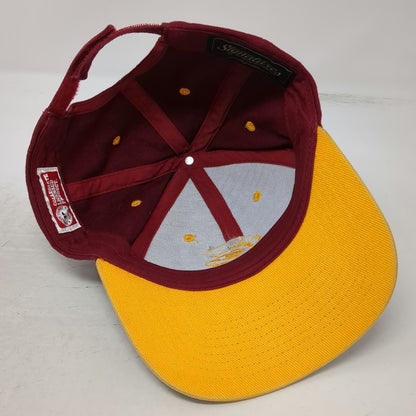 USC Trojans NCAA Signatures Cap Red One Size Strapback Yellow Sandwich Bill Hat