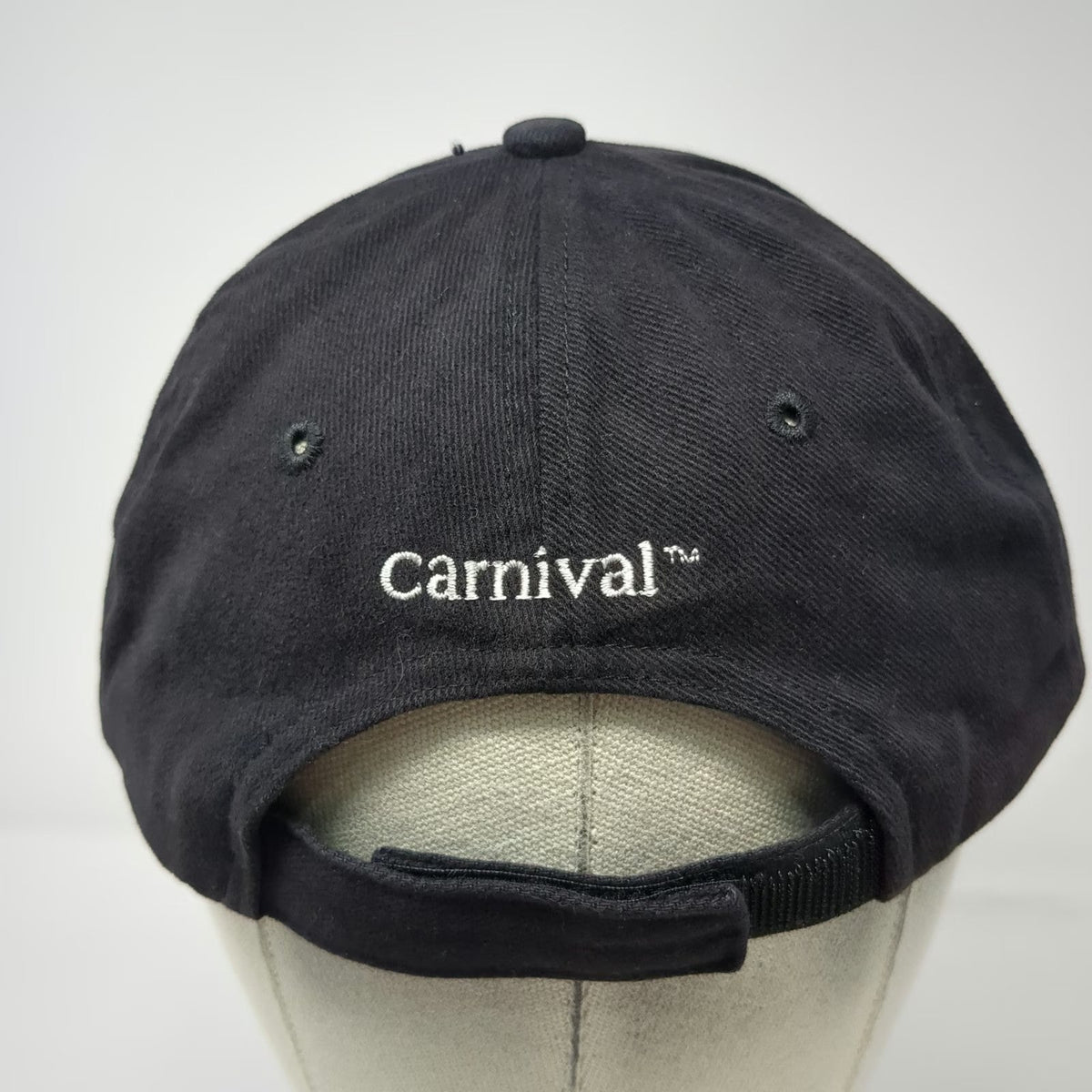 Carnival got fun? Baseball Cap Black White One Size Slogan Travel Souvenir Hat