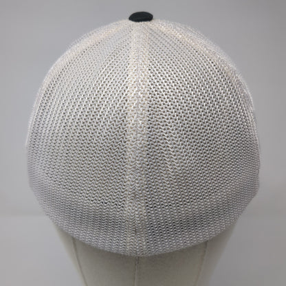 BFIT CrossFit Fitted Trucker Hat Black One Size Mesh Back Yupoong