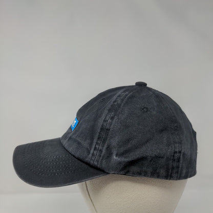 Daze Slideback Hat Black One Size Adjustable Embroidered Vent Holes
