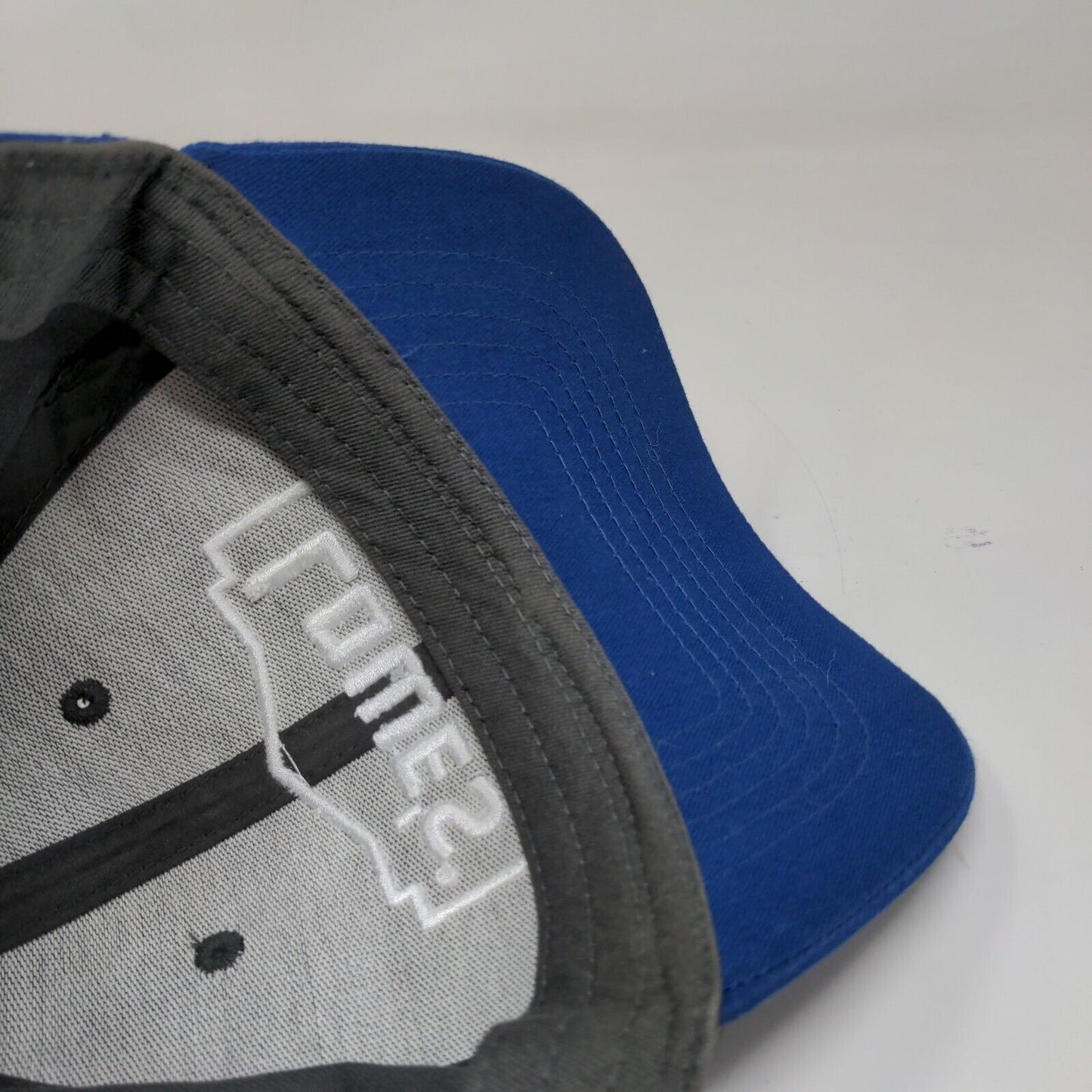 Lowe's Men's Snapback Hat Gray Blue Embroidered Logo Back End Appreciation 2020
