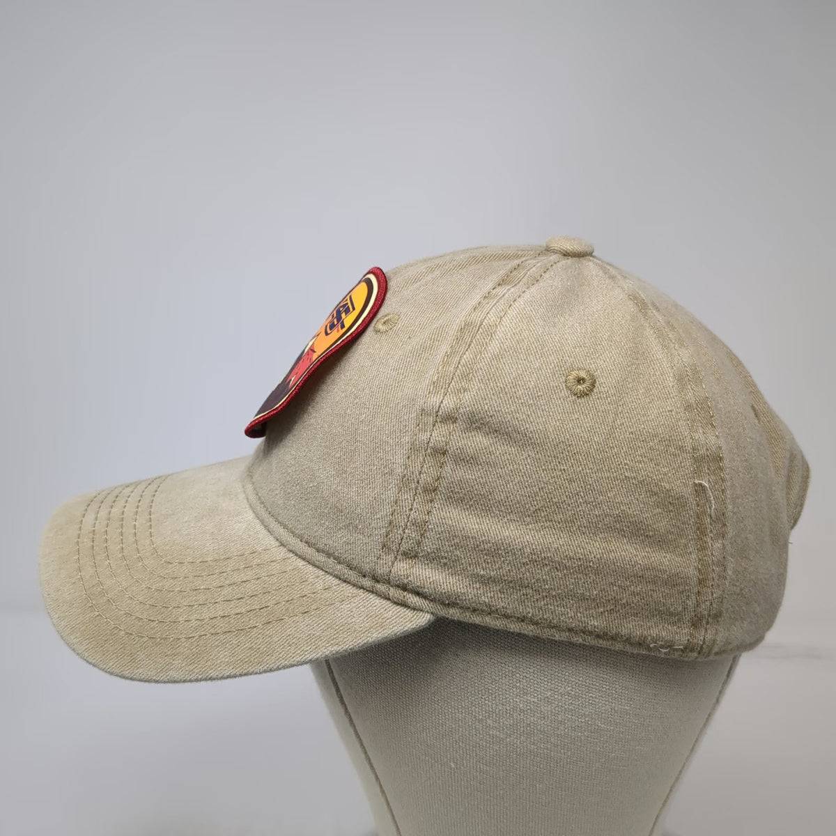 F45 Training Fitness Mountains Beige One Size Baseball Cap Slideback Hat Cotton