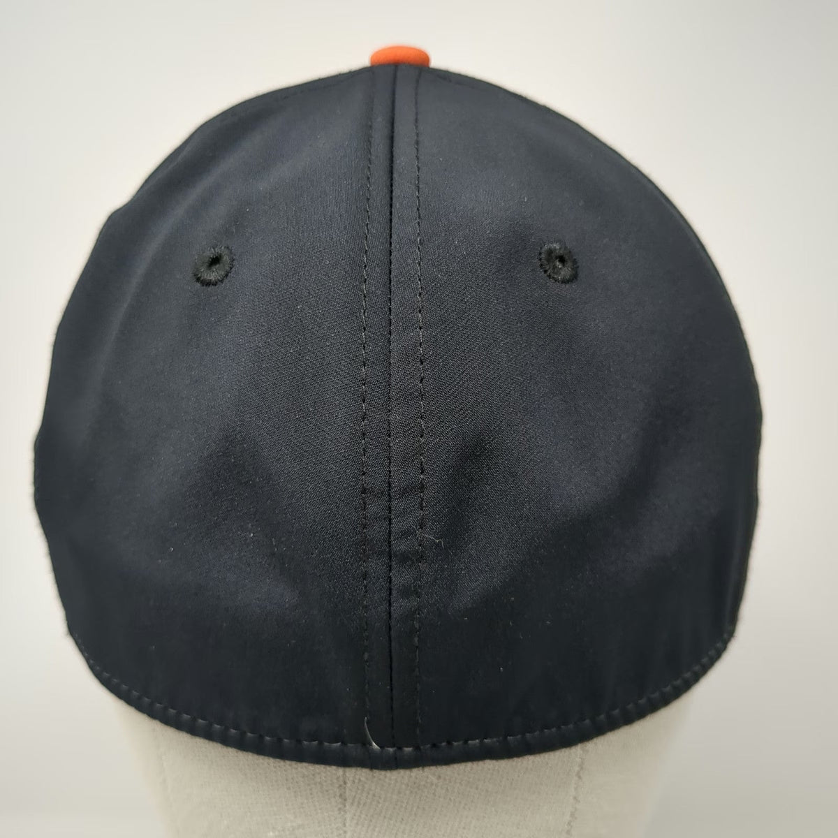 The Game Baseball Cap White Black Orange M Simons Painting Logo Stretch Fit Hat