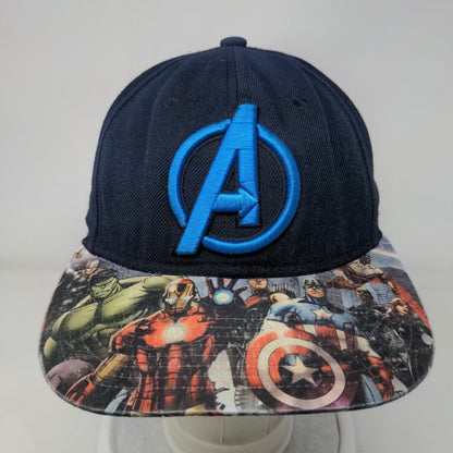 Avengers Snapback Hat Multicolor OSFM Adjustable Embroidered 6 Panel Marvel