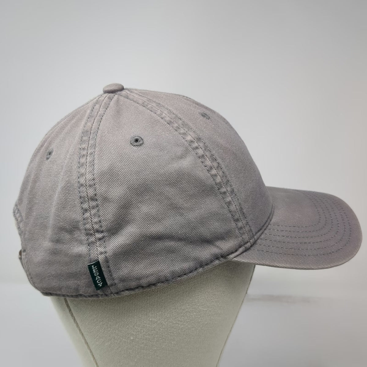 Legacy Baseball Cap Gray One Size Unstructured Slideback Curved Brim Hat
