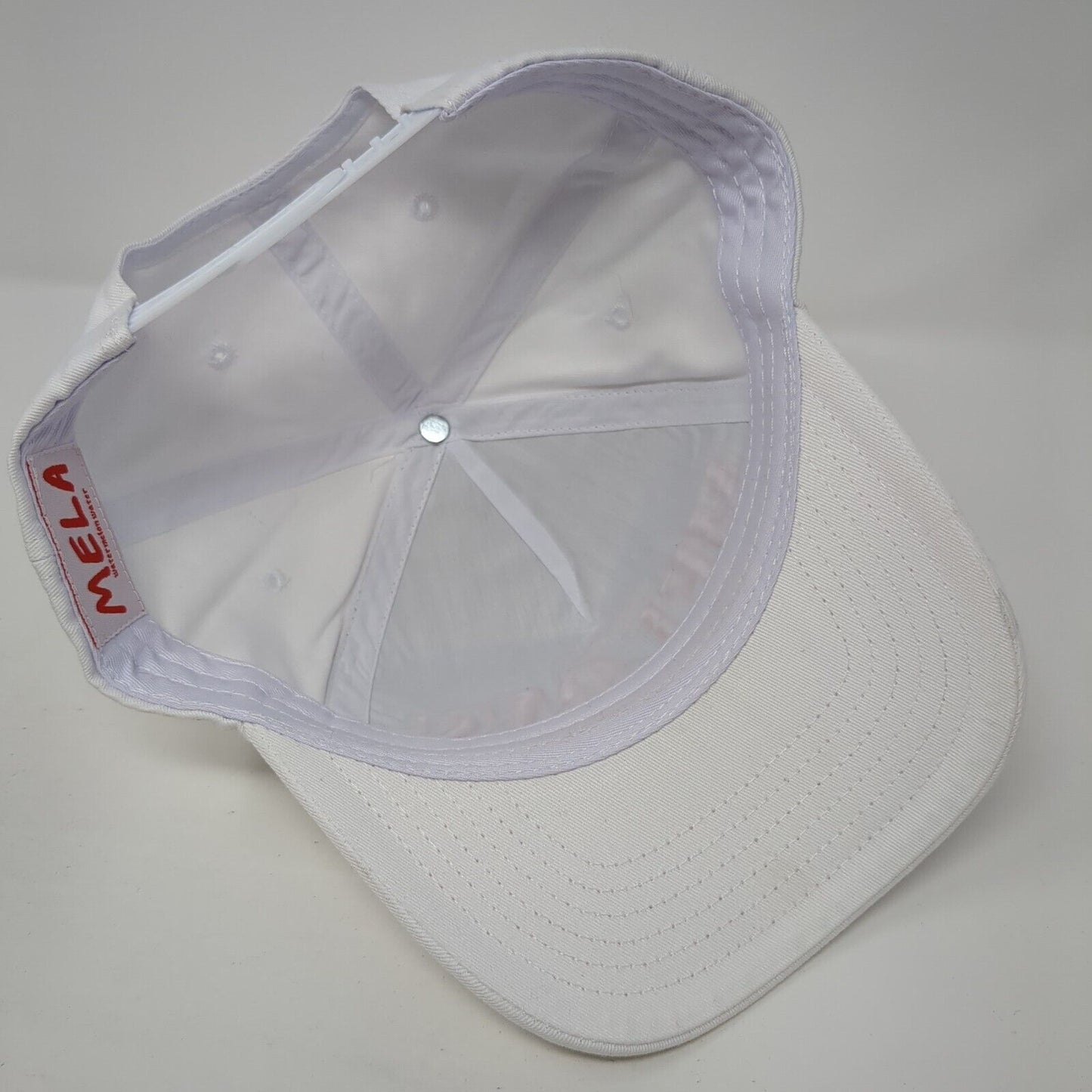 Watermelons Snapback Hat White One Size Adjustable Embroidered Solid
