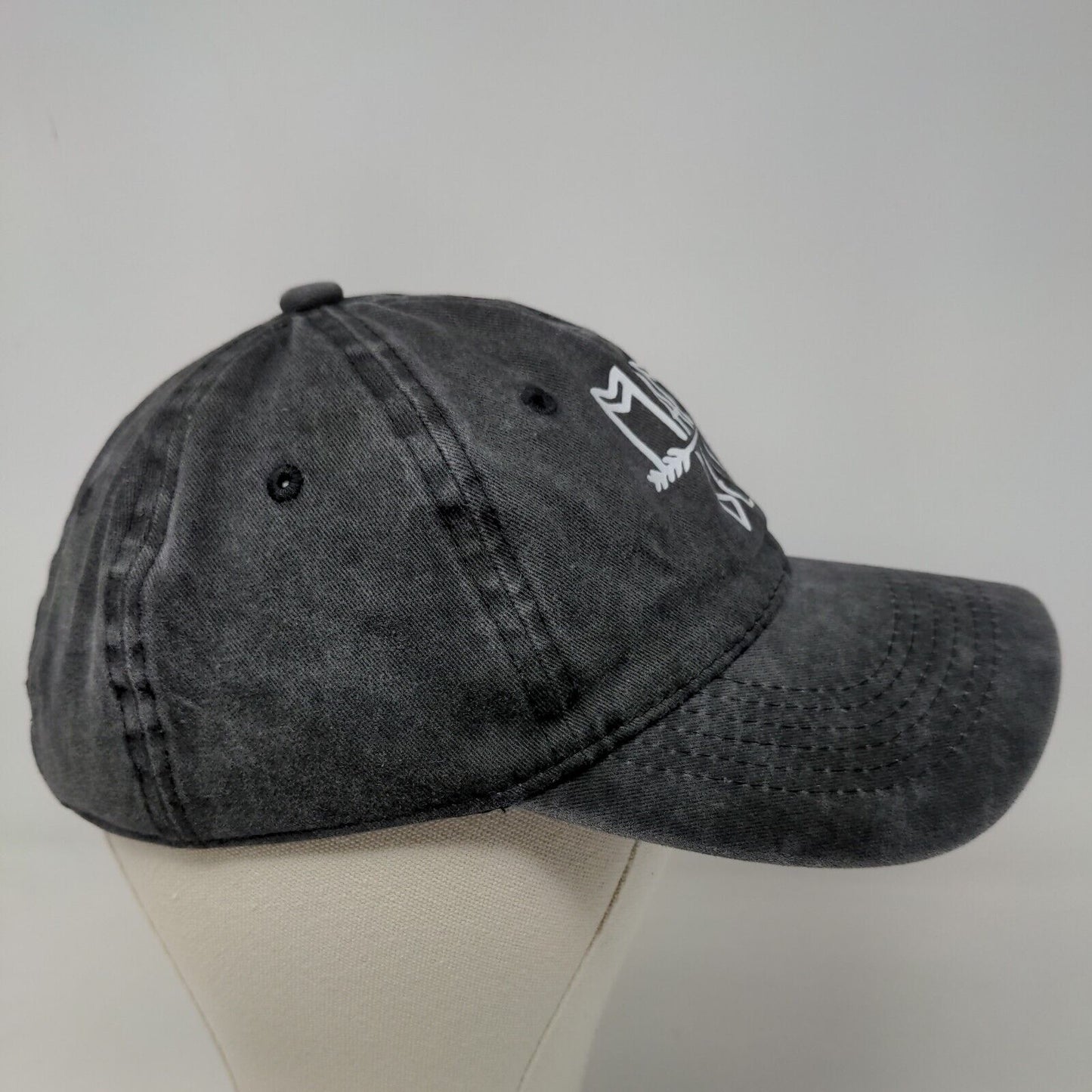 Unbranded Women's Slideback Hat Gray Adjustable Graphic Mama Bear Logo