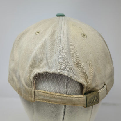 Keebler Hollow Tree Logo Hat Baseball Cap Beige Slideback Two Tone Vintage