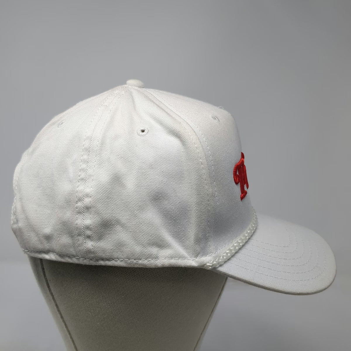 Otto 5 Panel White Hat One Size Vrbo Fiesta Bowl Rope Side Patch Red Snapback