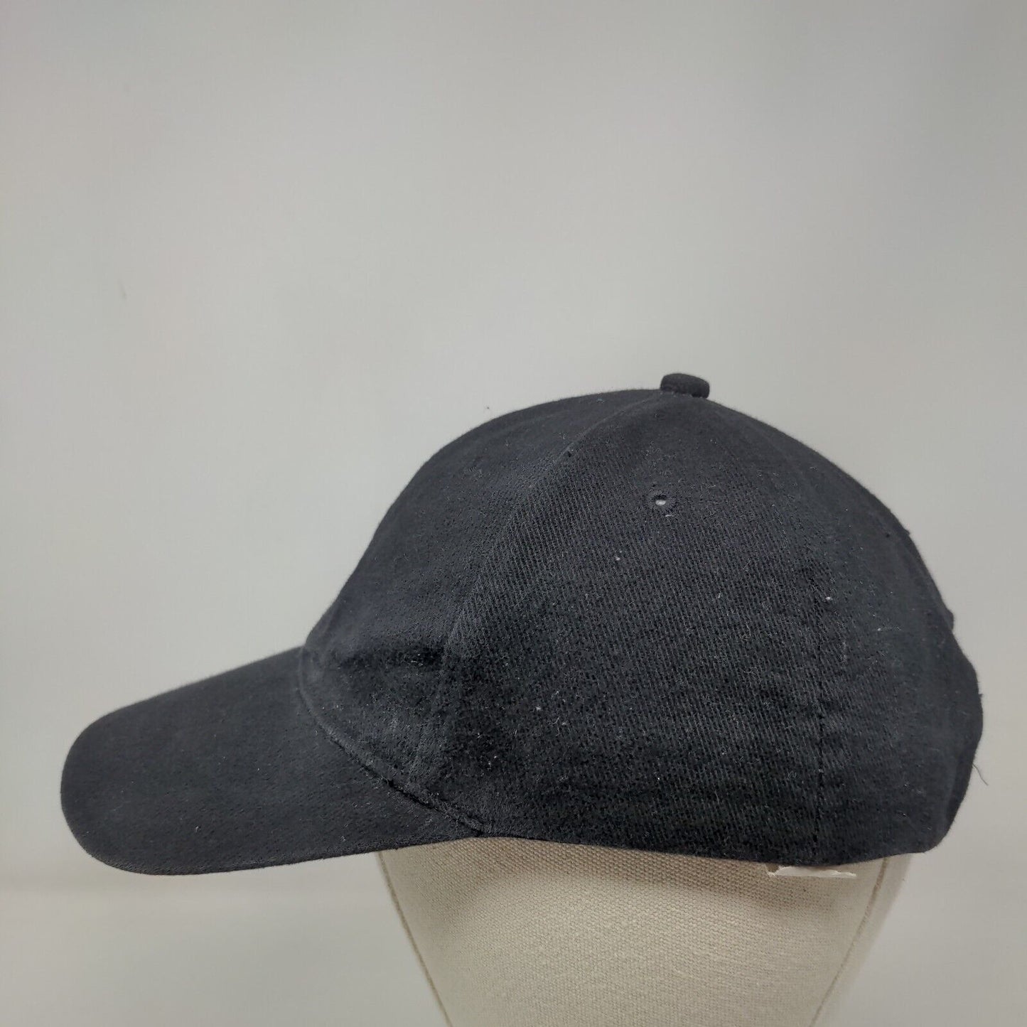 Geico Strapback Hat Black One Size Embroidered Adjustable Vent Holes