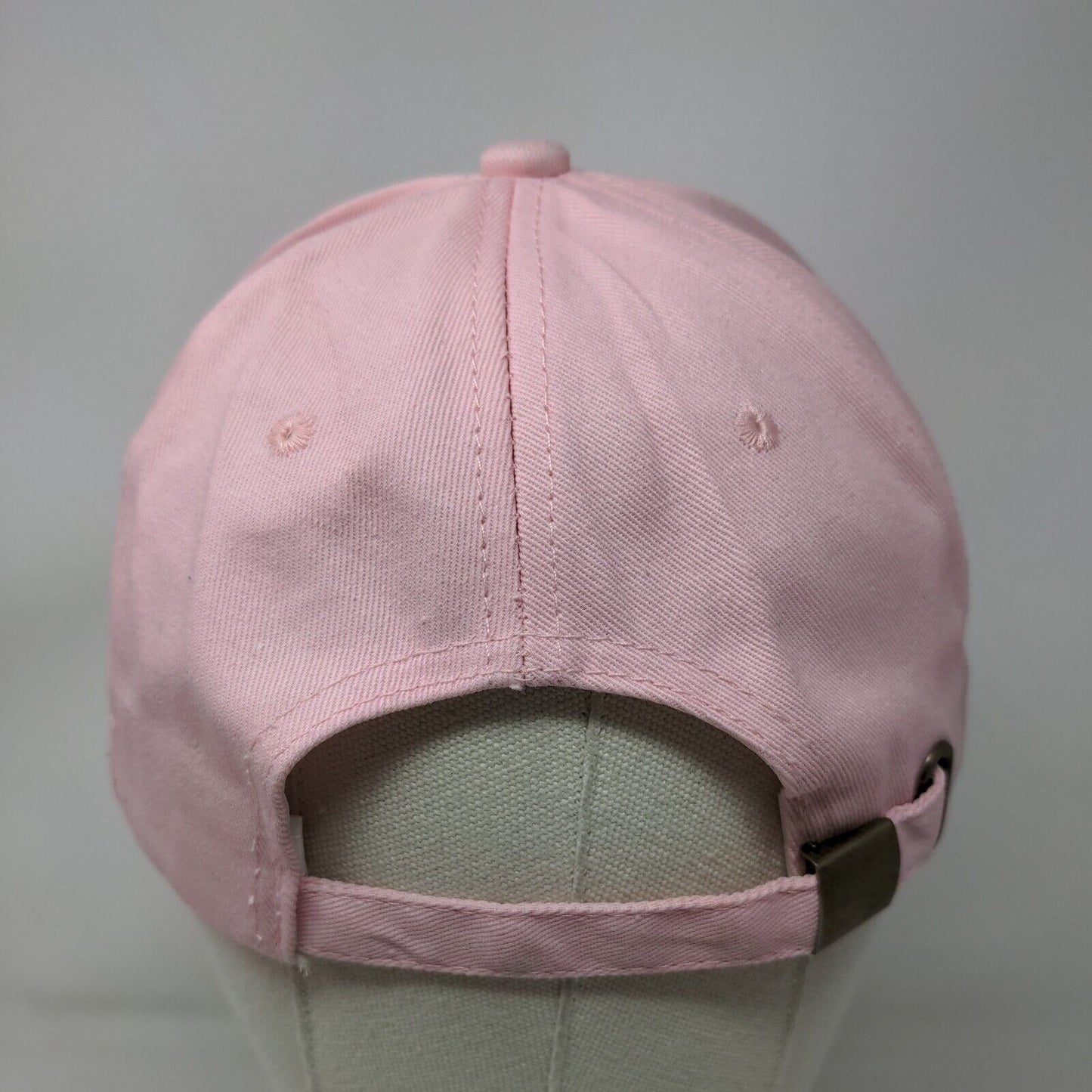 Reclusive Slideback Hat Pink Size M Embroidered Spell Out 100% Cotton