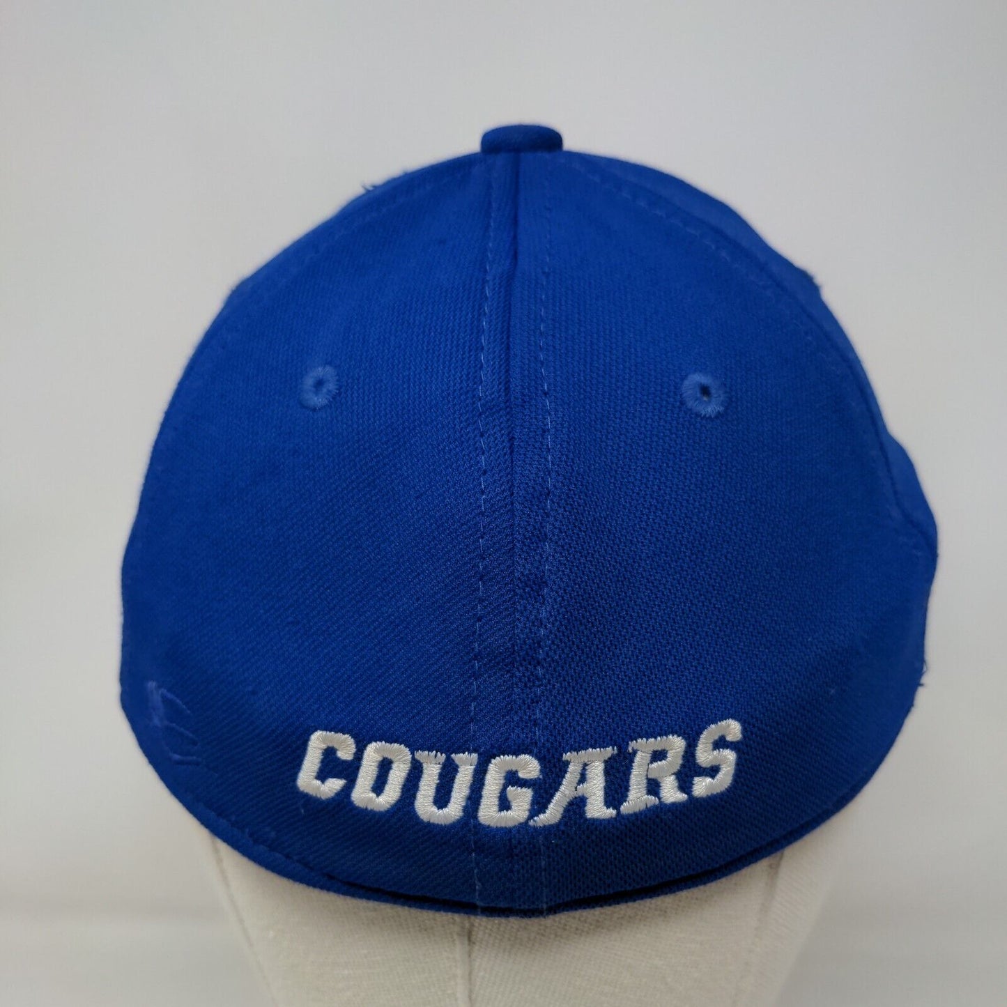 OC Sports Men's Fitted Hat Blue XS-S Embroidered B Cougars Proflex