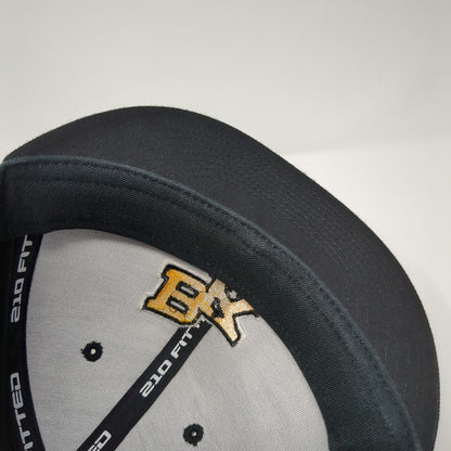 Bishop Kelly 210 Fitted Hat Black S/M Embroidered 6 Panel Port Authority