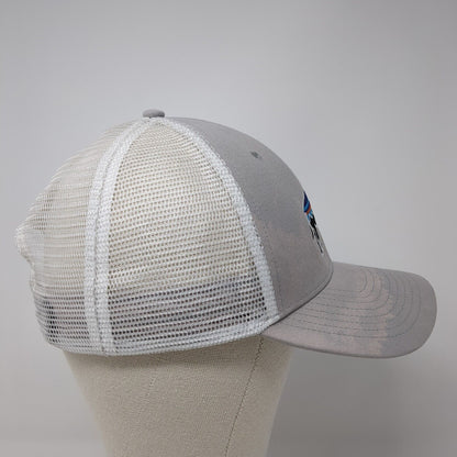 Buffalo Snapback Trucker Hat Gray One Size Adjustable Mesh Back Patagonia