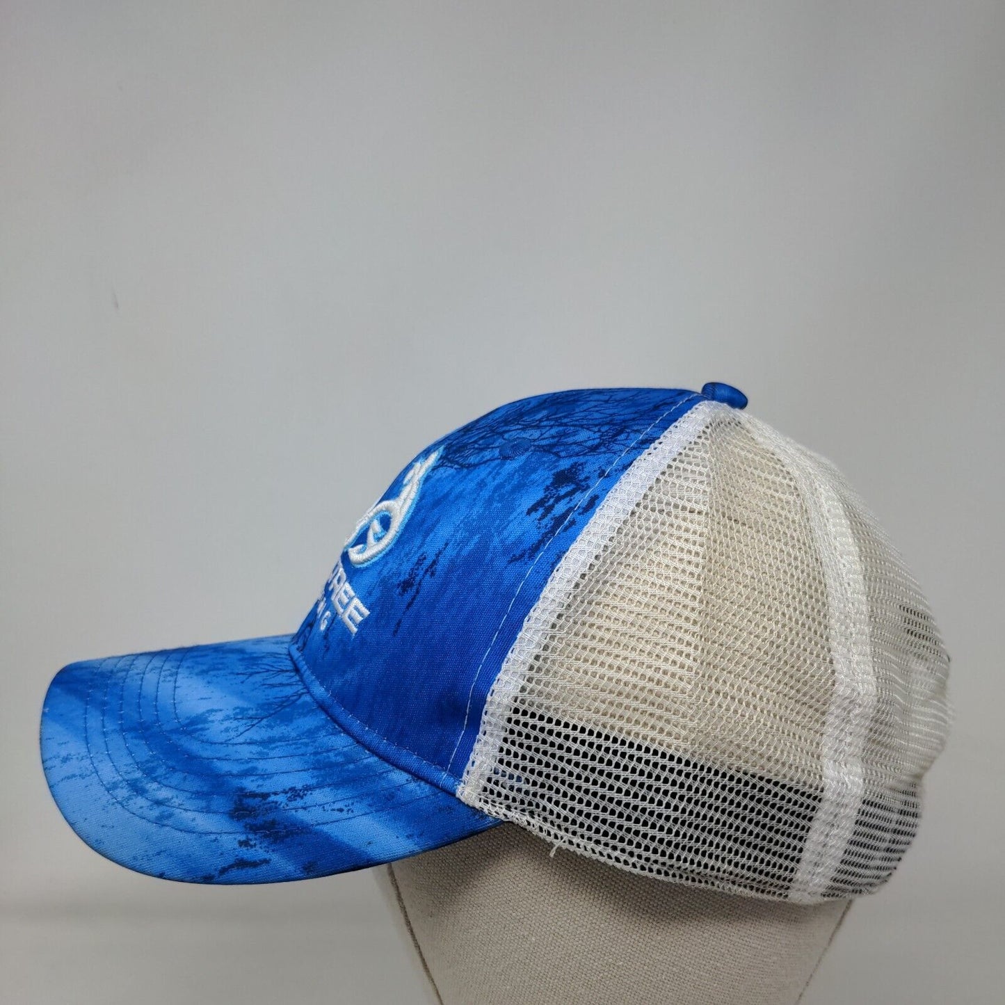 Realtree Fishing Snapback Trucker Hat Multicolor OSFM Embroidered Mesh Back