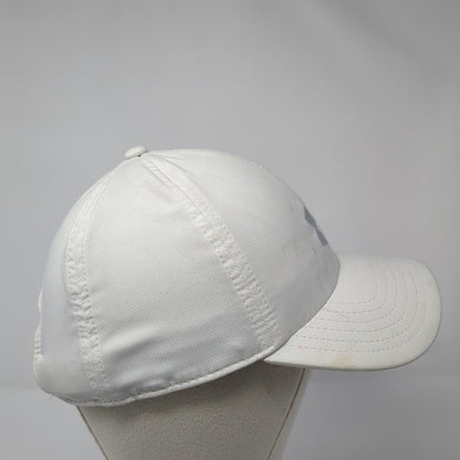 Under Armour Women's Slideback Hat White One Size Adjustable Embroidered 6 Panel