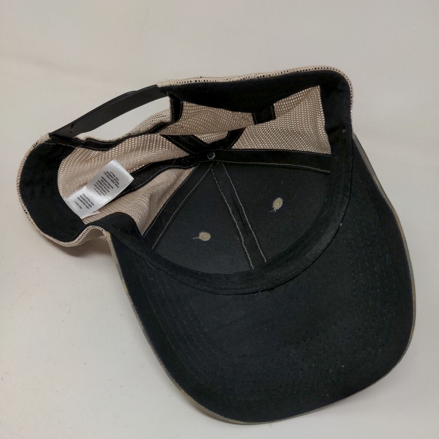Unbranded Mens Snapback Mesh Back Hat Green Camo OSFA Embroidered United Rentals