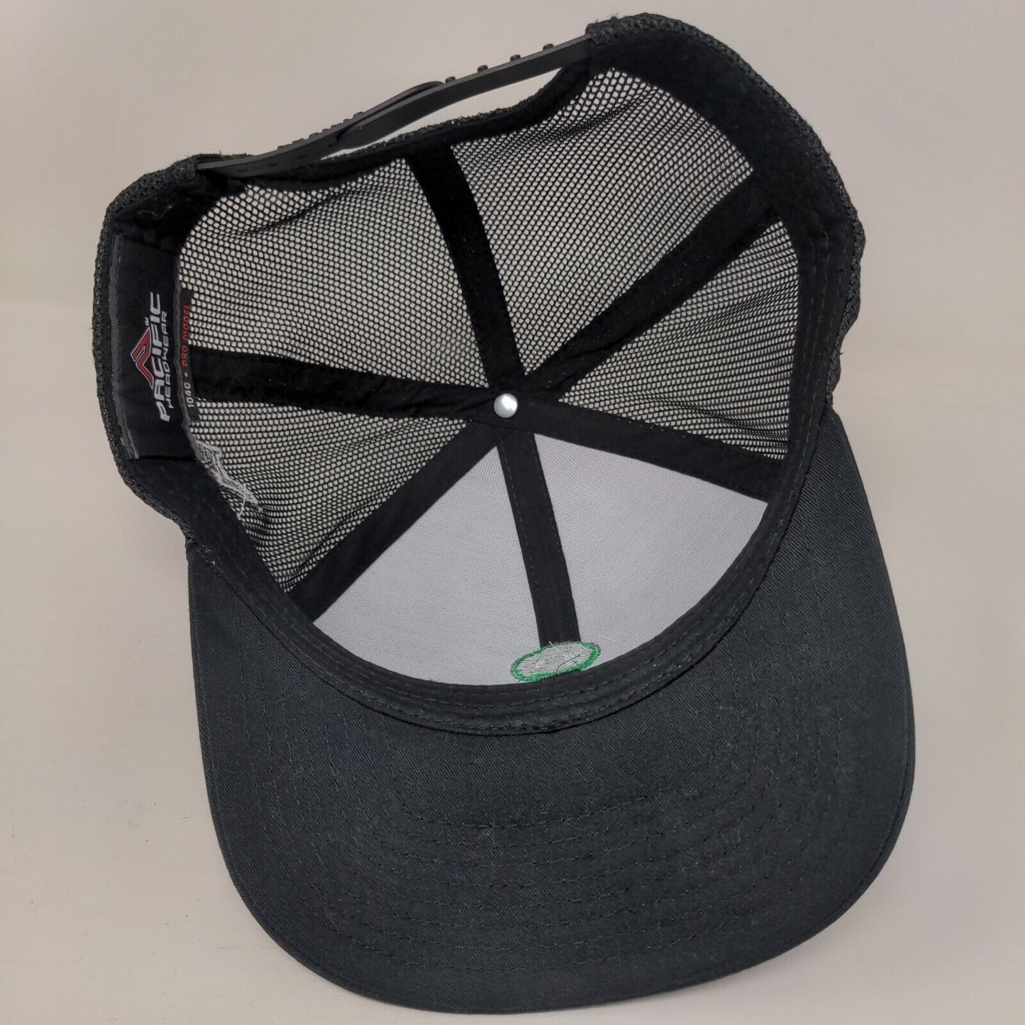 Jax Dairy Box Meat Snapback Trucker Hat Black One Size Pacific Headwear